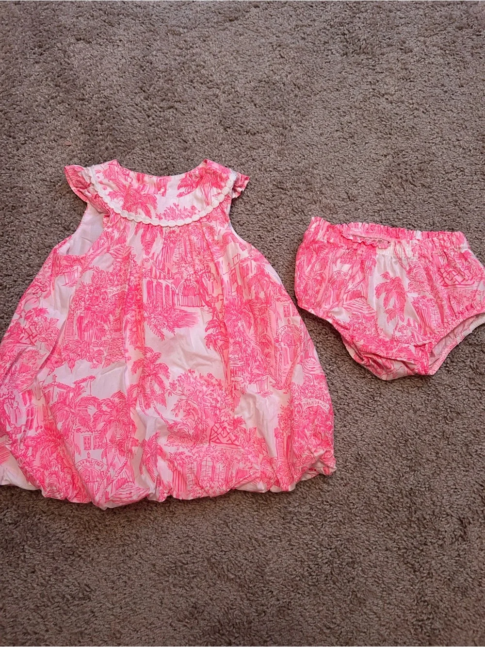 Lilly Pulitzer 18-24 month Baby Bubble Dress with Bloomers